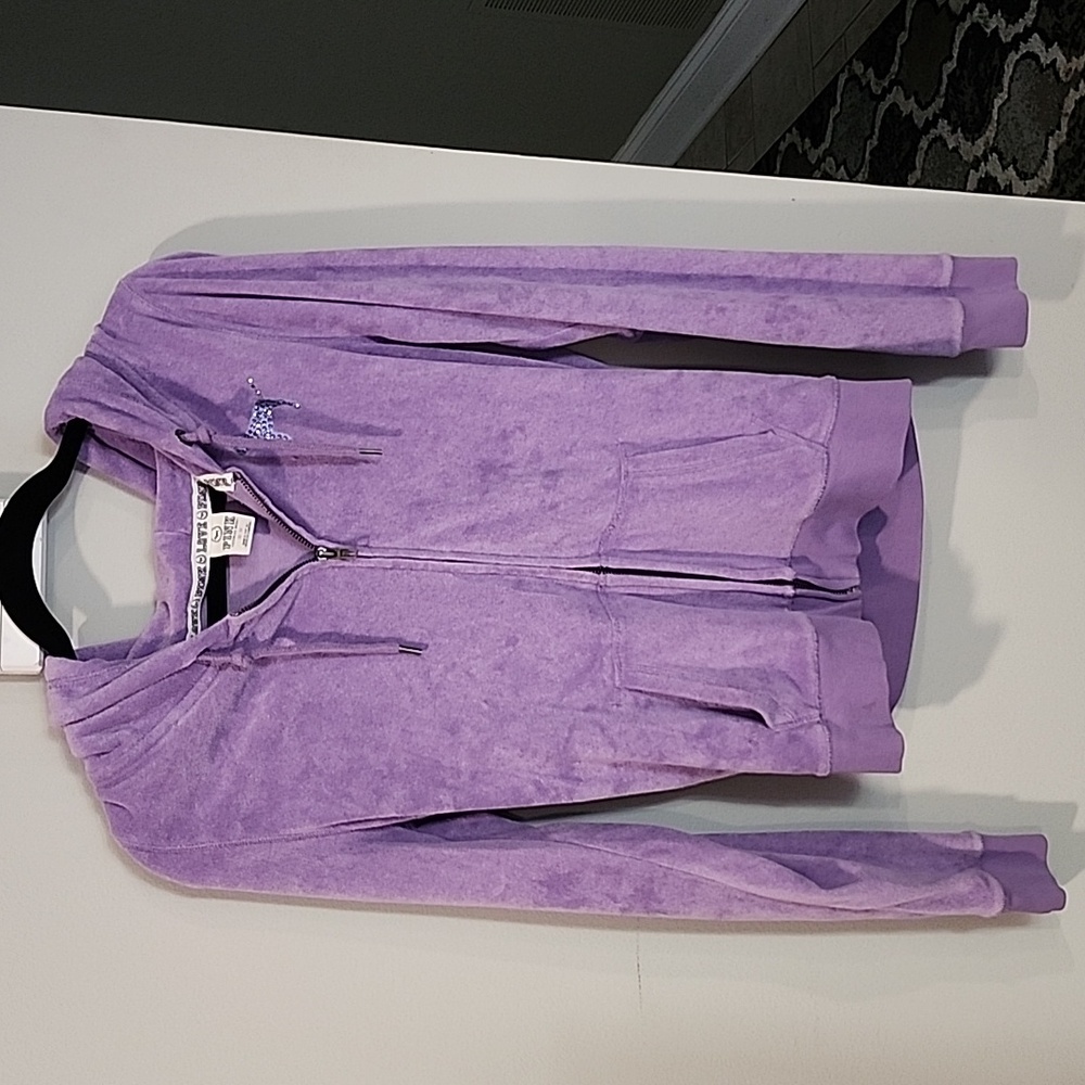 Victorias Secret Pink zip hoodie purple